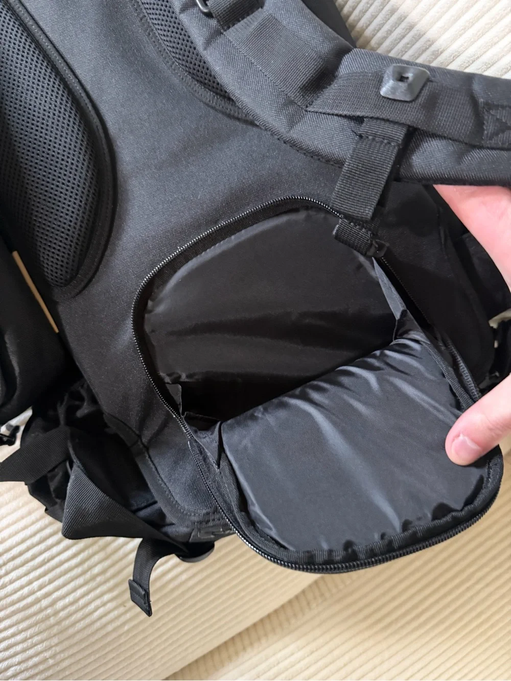 Tactical Black Men's Baby Gear Backpack and all accessories